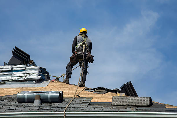 Professional Roof Replacement technician working in Bourbonnais, IL